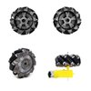 DWWTKL DIY Mecanum Wheel Car Kit with Metal Chassis and TT Motor Smart Robot 4WD Omnidirectional Car Educational Toy with Speed Encoder for Arduino/Microbit/Raspberry Pi (Unassembled)