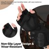 Mossy Oak Fingerless Tactical Gloves, Cycling Gloves with Hard Knuckle for Outdoor Sports Training Paintball Hunting Motorcycling