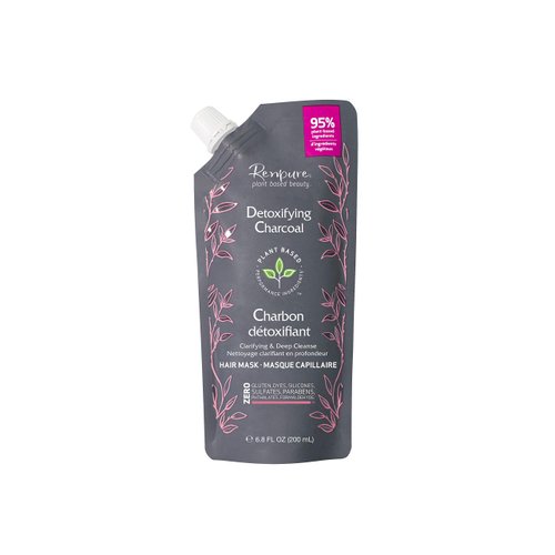 Renpure Plant based beauty detoxifying charcoal hair mask, 6.8 Ounce