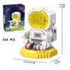 Mini Building Blocks Toy Set Micro Bricks Building Sets DIY Puzzle Set Multi-functional Astronaut Pen-holders with Tool Kit for Kids Age 8+ Educational DIY Gift for Boys and Girls(Meditating Spaceman)