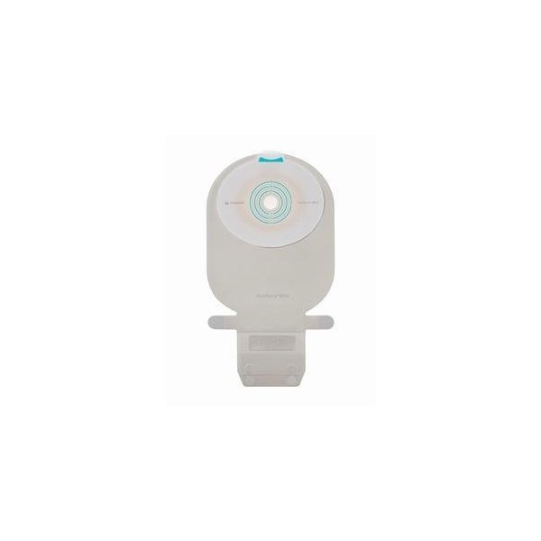 Coloplast Filtered Ostomy Pouch One-Piece System Maxi 1 Inch Stoma Drainable Flat