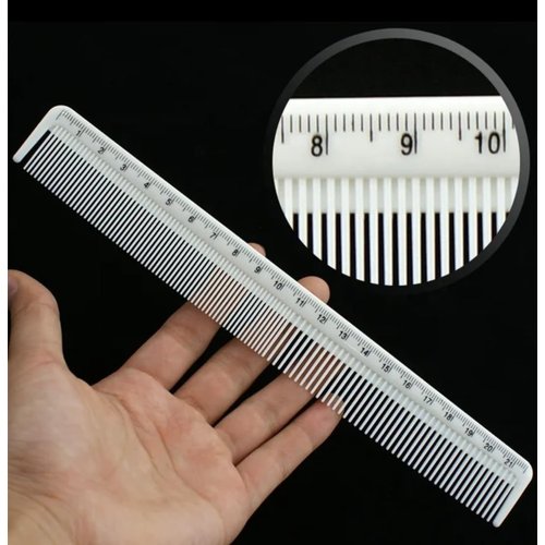 Coiffure Extensions Counting Cutting Comb | Cutting Comb | Hair Comb | Heat Resistant Cutting Comb