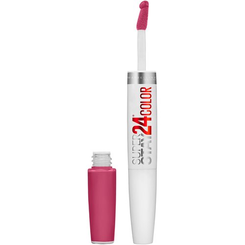 Maybelline SuperStay 24, 2-Step Liquid Lipstick, Stay Scarlet
