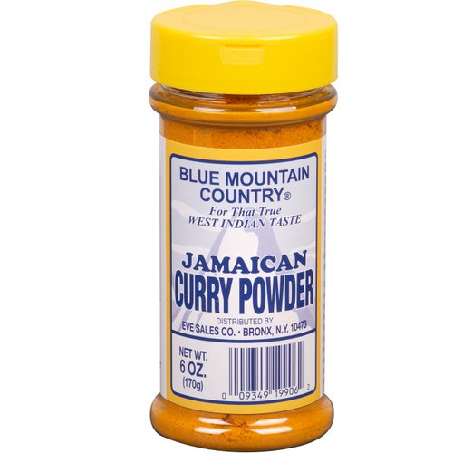 Blue Mountain Country Jamaican Curry and Hot Curry Powder, 6 ounce (Pack of 2)