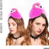 Mikily‘s Pink Flamingo Feather Headband for Women, One Size Fits All, Premium Durability Party Accessory Flamingo Costume Headband for Girls & Adults