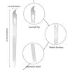 simarro 6 Pcs Metal Nail Files, Stainless Steel Fingernail Toenail Files, Double Sided Manicure Files for Polish Nail, Nail Cleaner Tool