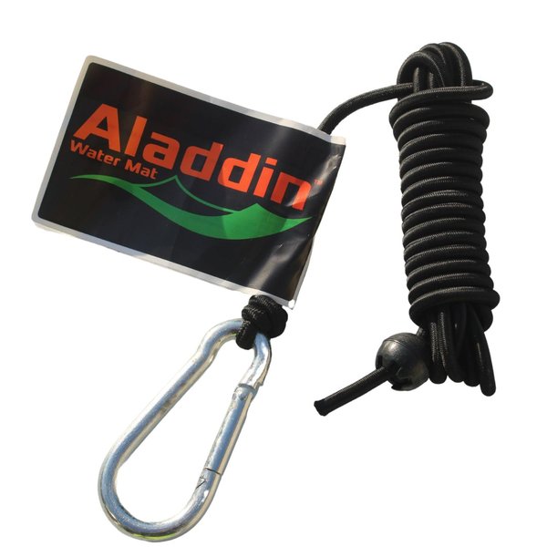 Tether 12Ft Long with Carabiner for ALADDIN water mat Lily Pad Floating Mat,Floating Mat for Lake and Boating,Lilly Pad Floating Water Mat