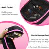 81 Holes Nail Drill Bit Holder, (ONLY CASE) Nail Bits Display Organizer Container, Dustproof Portable Organizer Storage Bag, Efile Nail Bits Professional Manicure Tools, for Manicure Tools