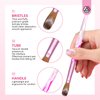 SAVILAND 5pcs Acrylic Nail Brush Set - Size 4/8/10/14/16 Professional Acrylic Nail Brush for Acrylic Application Acrylic Nails Extension & Carving for Nail Salon Home DIY