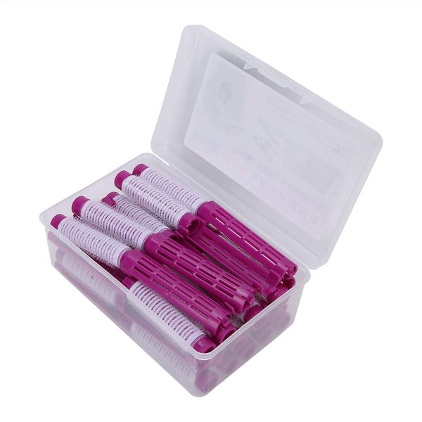 Hair Curling Rods Set with 20 Rods, Hair Dressing Styling Tool, Storage Case Included for Barbershop or Home Use (3.2 x 0.8 inches)