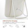 NEZZOE Makeup Mirror Touch Screen Vanity Mirror with LED Brightness Adjustable Portable USB Rechargeable