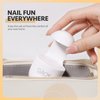 GAOY Mini UV Light for Gel Nails, Small Nail Cure Light, Eggshell LED Nail Lamp, USB Nail Dryer for Fast Curing, White