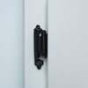 JQK 1/2 Inch Overlay Cabinet Door Hinges Black, 20 Pack 10 Pairs Flush Face Mount Cupboard Self-Closing Kitchen Cabinet Hinges with Door Bumper, CH200-BK-P20