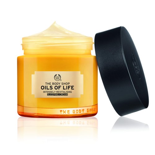 The Body Shop Oils Of Life Intensely Revitalising Sleeping Cream, 100% Vegan Night Cream, 2.7 Oz