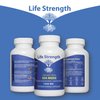 LifeStrength Sea Moss Capsules (Pack of 2) - Wildcrafted Irish Sea Moss, Bladderwrack & Burdock Root Superfood Blend - Immune System, Joint, Gut Health & Thyroid Support - 240 Vegetarian Capsules