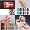 XEAOHESY 30 Sheets Colorful Nail Polish Strips Stickers Self-Adhesive Full Nail Wraps Decals Manicure Kit with Nail File for Women Girls Nail Art (Flower Series)