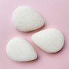 Baie Botanique Teardrop Konjac Sponge - Eco-Friendly, Gentle Facial Cleansing and Exfoliating 100% Natural Sponge, Set of 3