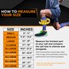 Doc Miller Calf Compression Sleeve 1 Pair 15-20 mmHg Firm Support Graduated for Sports Running Recovery Shin Splints Varicose Veins (Blue, L)