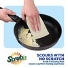 Multi-Purpose Scouring Pad by Scrub-It - Non-Scratch Cleaning Dobie Pads for Pots, Pans, Dishes, Utensils & Non-Stick Cookware - Sponge Scrubbers Use for Kitchen, Bathroom & More - 6 Pack