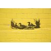Reusable Ducks & Lake Wilderness Stencil 11" x 8.5" - Custom, Durable Outdoor Scene Template