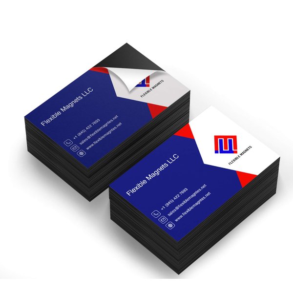 Self Adhesive Magnetic Mount for Business Card Magnets & Save The Date Cards- Peel n Stick Backs - 20 mil (50)