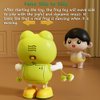 Miracland Dancing Frog Toy, Frog Musical Toy Electric Frog Dancing Toy Dancing Robot Toy Baby Soothing Toy Baby Head-up Training Toy Frog Toy for Boys and Girls with Lights and Music