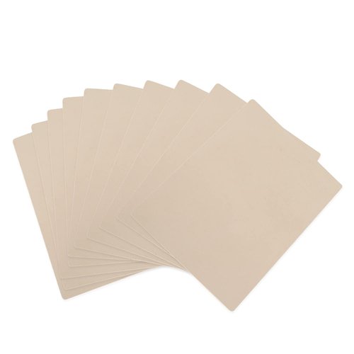 Blank Tattoo Practice Skin,10pcs 8x6" Tattoo Skin Practice Double SidesFake Skin Tattooing and Microblading Eyebrow Practice Skin for Tattoo Supplies,Beginners and Experienced Artists
