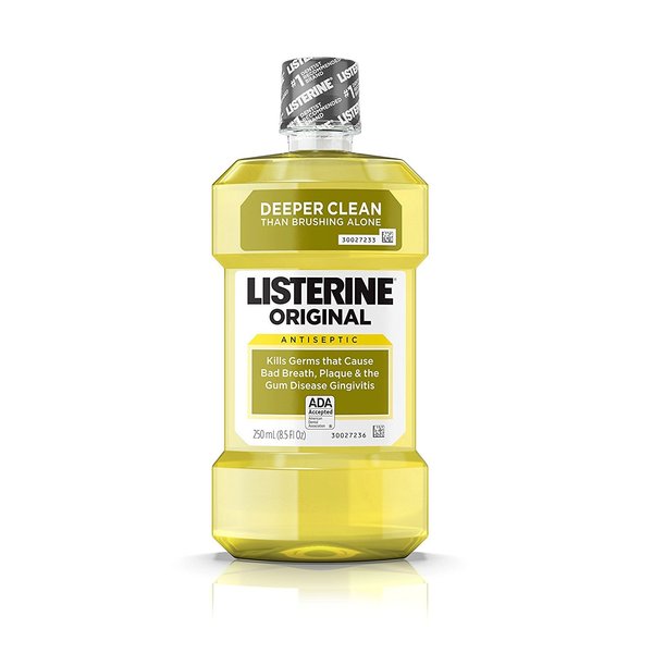 Listerine (250 Ml) Size Listerine Antiseptic Mouthwash, 8.5 Fl Oz (Pack of 2)