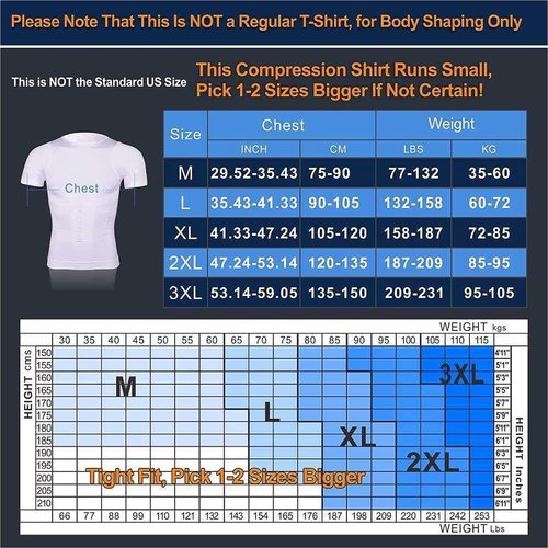 Men's Slimming Body Shaper Vest Undershirt Abs Abdomen Slim Tank Top