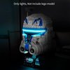 DALDED LED Lighting Kit for Lego Captain Rex Helmet 75349, LED Light Compatible with Lego 75349 Building Block Models (Not Include Lego Set)