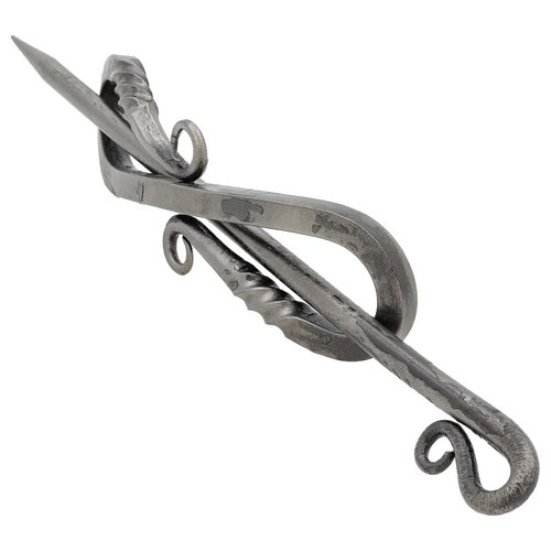 Armory Replicas™ Medieval Iron Barrette Swaying Locks Hair Stick Pin Accessory Gifts for Her, Elegant Barrette Accessory