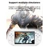 CZT Handheld Game Console 4.3 inch Double Joystick 8GB Build in 2200 Retro Game Video Game Console Arcade Multiple Emulator Mini Portable Game Player MP3/4 TV Out Gifts for Children/Men(White)