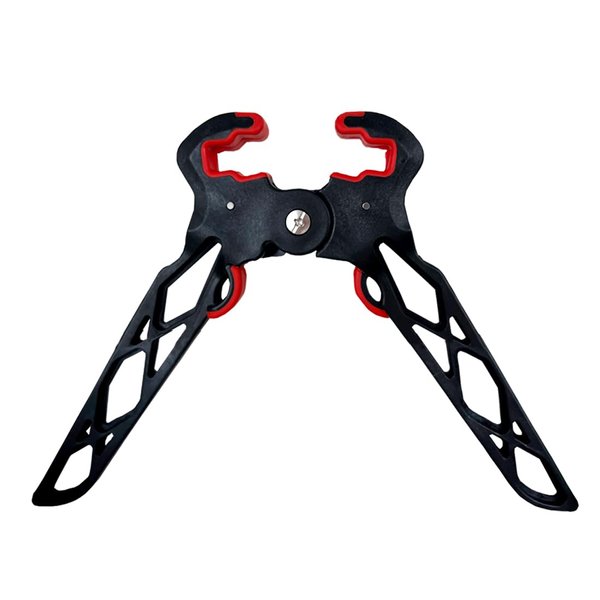 - QI HUO JU - Archery Bow Stand Folding Compound Bow Jack Kickstand Wide Limbs Bow Clamp Stands Ground Holder for Outdoor Hunting Shooting Accessories (Standard)