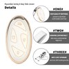 QBUC for Hyundai Ioniq 6 Key Fob Cover,Soft TPU 360 Degree Car Key Case Protector with Leather Keychain Compatible with Hyundai Ioniq 6 Grandeur GN7 KONA 2023 2024 Smart 5 Buttons Smart Key(White)