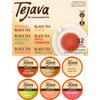 Tejava Tea Variety Pack, 52ct. 6 All Natural Unsweetened Flavored Recyclable Single Serve Assorted Variety Pack Black Tea Pods, Tea Leaves Sourced Exclusively From Rainforest Alliance Certified™ Farms