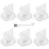EVF100 Filter Replacement for Black & Decker Hand Vacuum Compatible with HNV220B HNV115J HNV215B HNV115B 90590689 Series Cleaners, 6 Pack