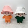 niannyyhouse 10cm Plush Doll Clothes Sportswear Suits Sweatshirts Pants Doll Dress up (Pink, 10cm)