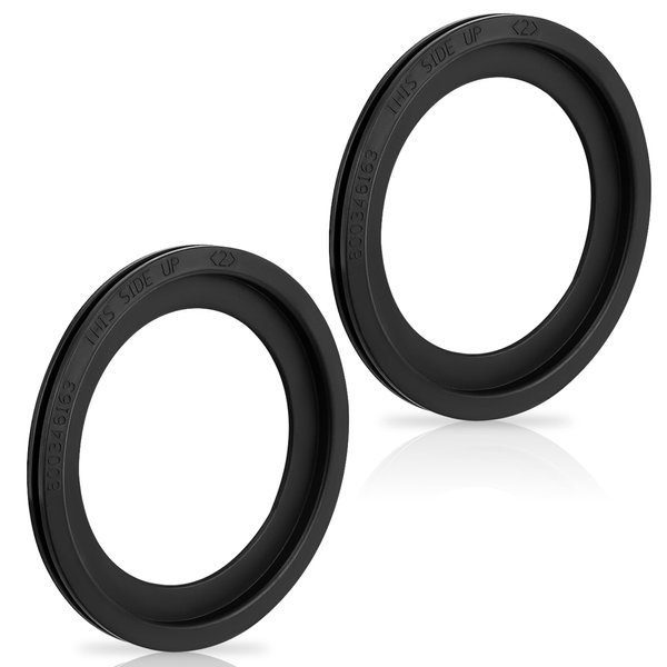 prime&swift 385311658 RV Toilet Flush Ball Seal Kit fit for Dometic 300 301 310 Serie Pack of 2 RV Toilet Seal Replacement RV 310 Toilet Parts