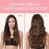 GOO GOO Clip in Hair Extensions Real Human Hair, 18inch 120g 7Pcs, 4A Chocolate Brown, Remy Human Hair Extensions Clip ins for Women, Natural Human Hair