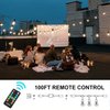 Outdoor Dimmer for String Lights,350 W String Light Dimmer Switch,100 FT Remote Control Dimming Timer for Led Light,Lamp and Patio Light,Dimmer for Outdoor String Light,Dimmer Plug,Timer,Waterprooof