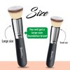 Bueart Design Flat Top Buffing Foundation makeup Brush ULTRA SOFT DENSE Kabuki Make up Brush for Liquid, Cream, Mineral Powder Blending, Flawless Face Brush makeup Brushes
