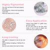 Silver Body Glitter,Face and Body Glitter Gel, Hair Glitter Gel, Glitter Gel Makeup, Glitter for Face and Hair,Festival Rave Body Glitter,Chunky Hair Sparkling Halloween Glitter Gel for Women