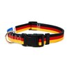 German Dog Collar | German Flag | Quick-release Buckle | Made in NJ, USA | for Small Dogs