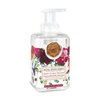Michel Design Works Foaming Hand Soap 17.8oz, Sweet Floral Melody Scent and Design, Shea Butter and Aloe Vera Blend, Beautiful Square Container with Pump