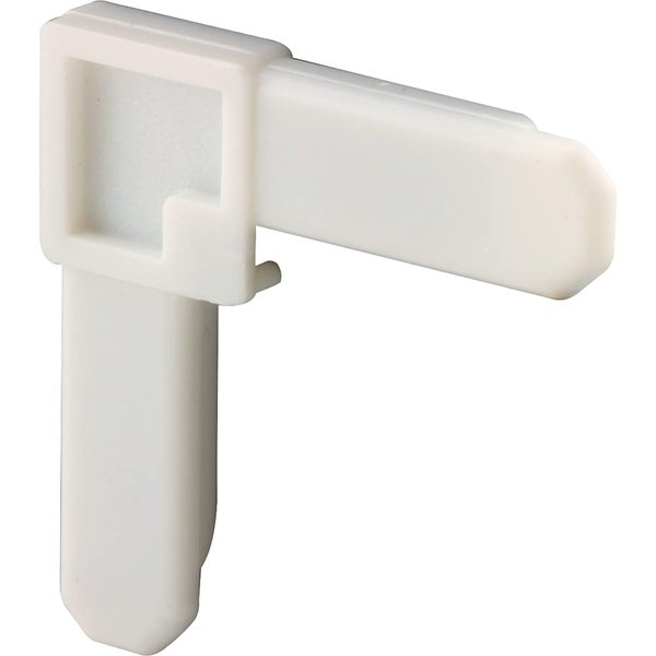 Make-2-Fit PL 7726 3/4 In. x 7/16 In. Screen Frame Corners, Plastic, White (4 Pack)