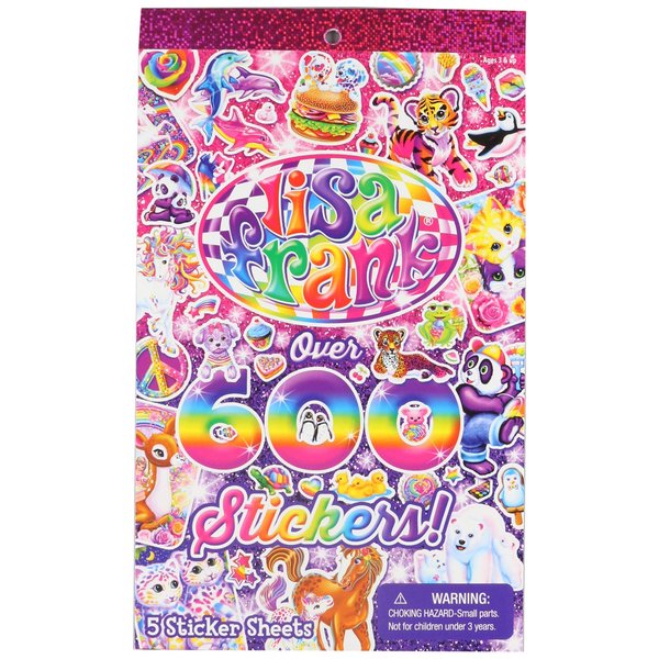 Lisa Frank Stickers. Over 600 Stickers (Original Version) (2 Pack) LYSB01DAK2WOS-TOYS