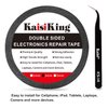 Kaisiking 2mm LCD Repair Tape for Phone Screen, Adhesive Tape with 1 Tweezers for Cell Phone, iPad, Tablets, Laptops, Camera