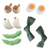 10 Pcs Funny Simulated Food Shaped Hair Clip 5 Types Cute Barrettes Non-Slip Hairpins for Women and Girls Small Hair Accessories