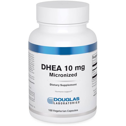 Douglas Laboratories DHEA 10 mg Capsules - Micronized - Supports Hormone Balance, Immunity, Brain, Bone Health & Metabolism* - Non-GMO - 100 Vegetarian Capsules