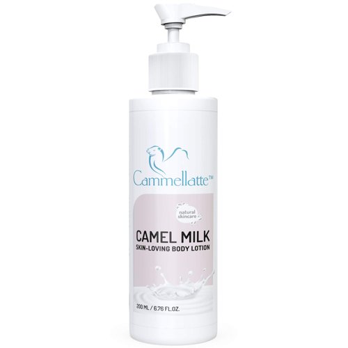 Cammellatte Camel Milk Body Lotion. Daily Moisturizer, Natural Skincare, Containing Superfood Camel Milk with Vitamins, AHAs, and Fatty Acids 6.76 Ounces
